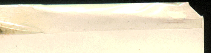 Type 2 wrap-around laminate - top edge