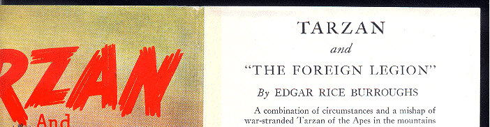 Type 3 - Tarzan and the Foreign Legion 1947