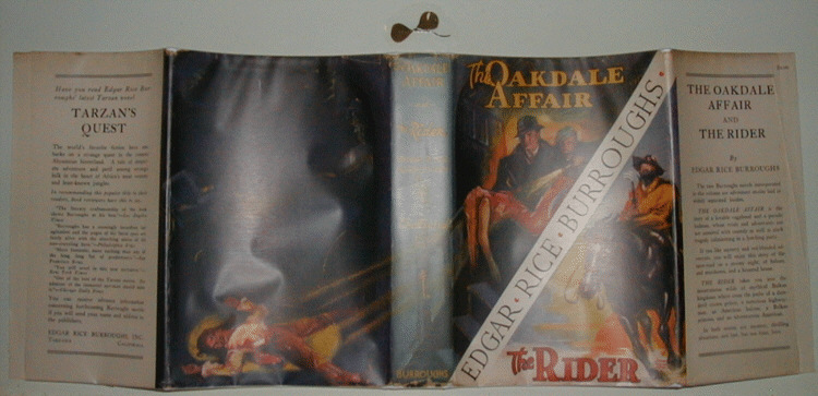 The Oakdale Affair & The Rider dust jacket