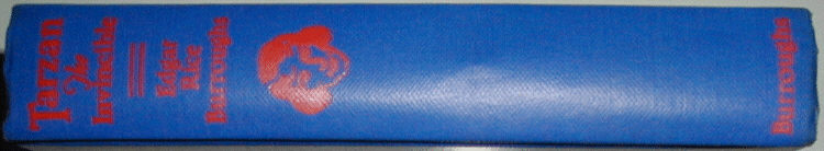 Tarzan the Invincible spine