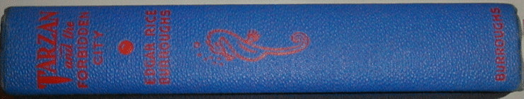 Tarzan and the Forbidden City spine