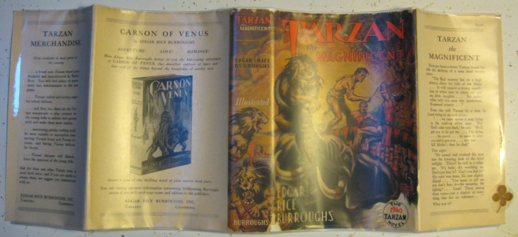 Tarzan the Magnificent dust jacket