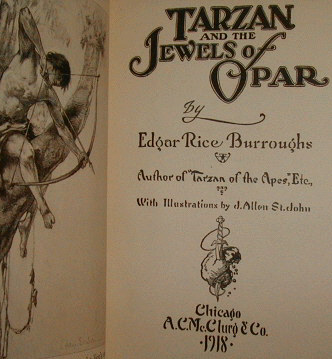 Tarzan and the Jewels of Opar detail